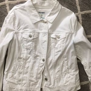 Old Navy Jackets & Coats - White jean jacket Old Navy Jackets & Coats - White jean jacket